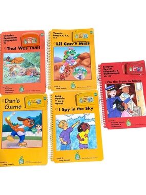 5 Leapfrog LeapPad Learning Books Set